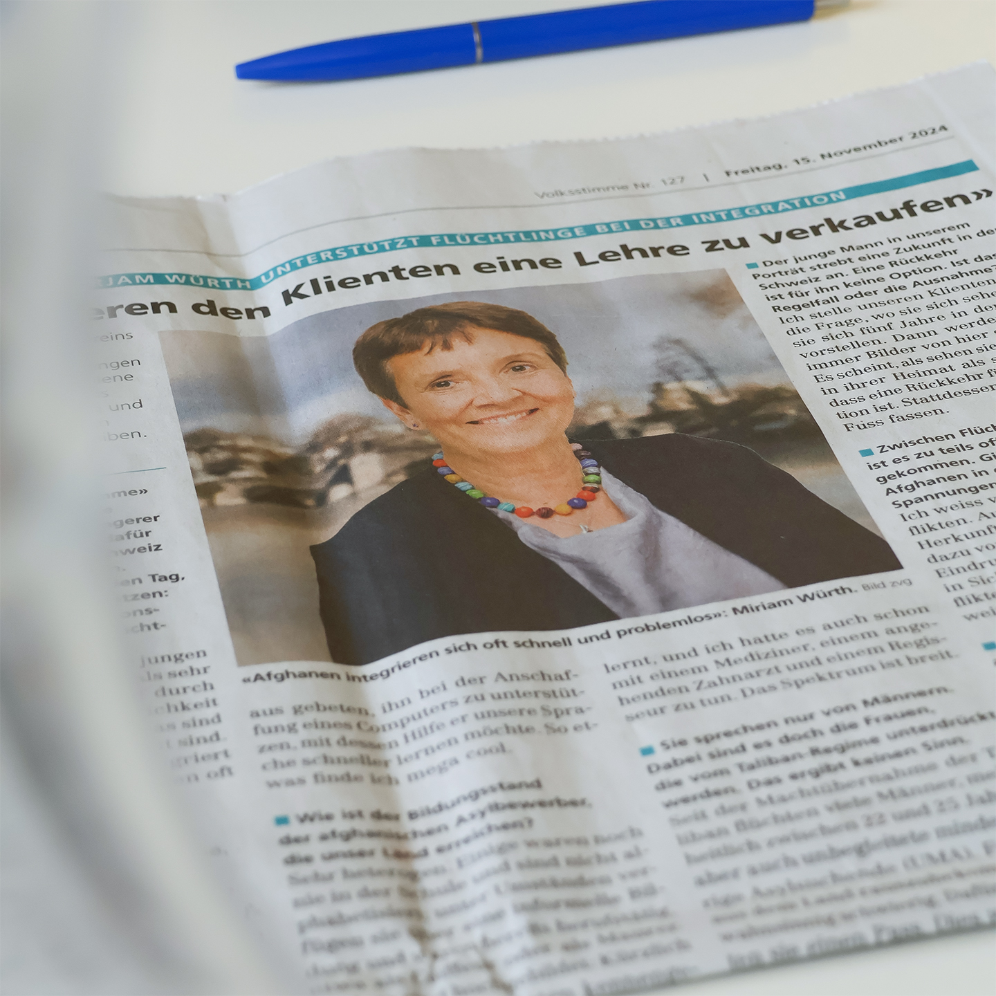 «Wir probieren den Klienten eine Lehre zu verkaufen»